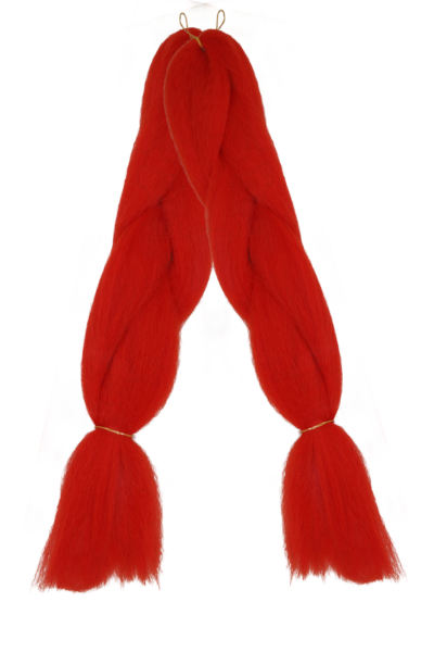 fiery red braids
